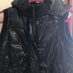 Miss Me Sequin Puffer Vest